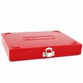 Heathrow Scientific Microscope Slide Box, Red, 100 Capacity 247676-R